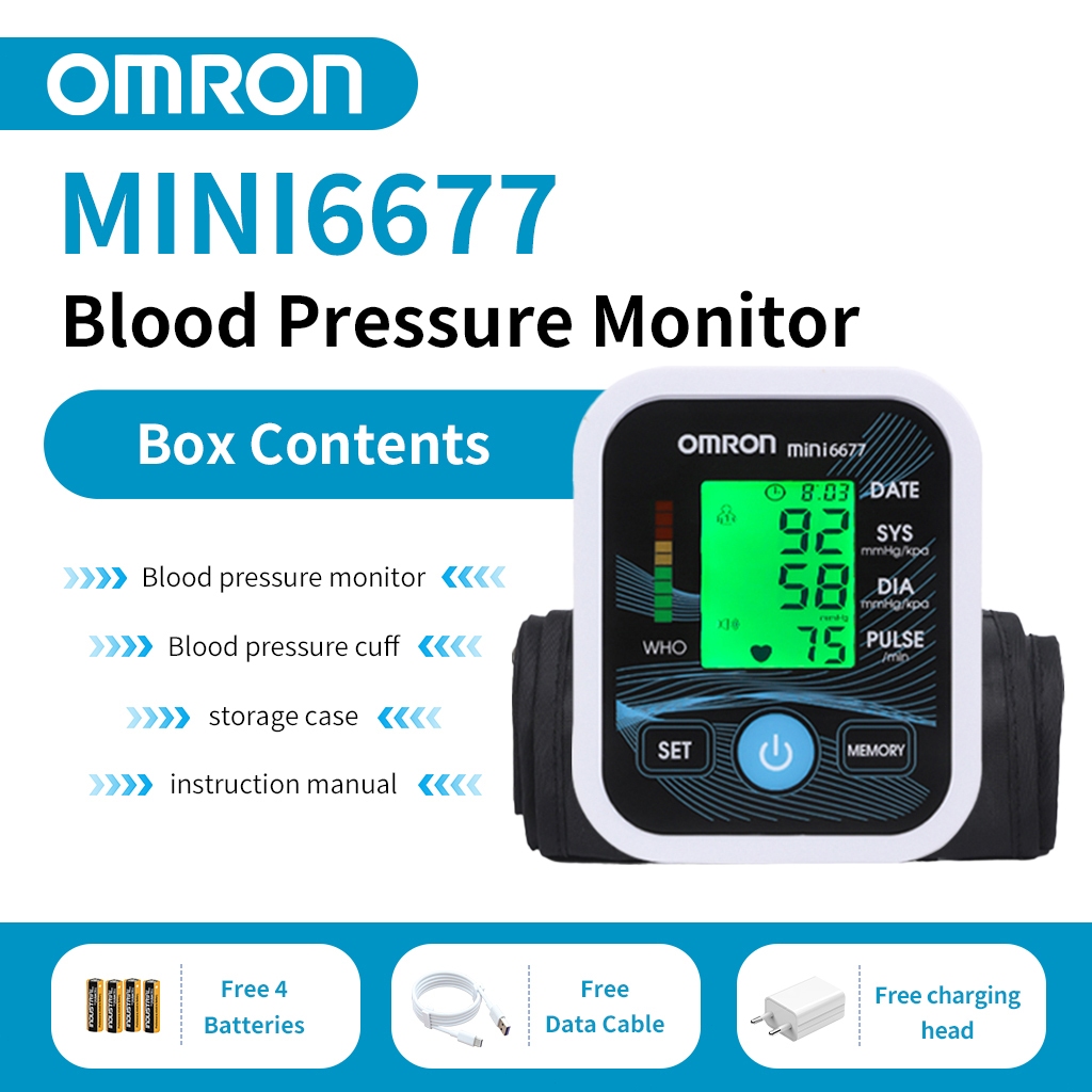OMRON Blood Pressur Digital Monitor Voice Bp Monitor Digital  automatic Arm Blood Pressure Monitor