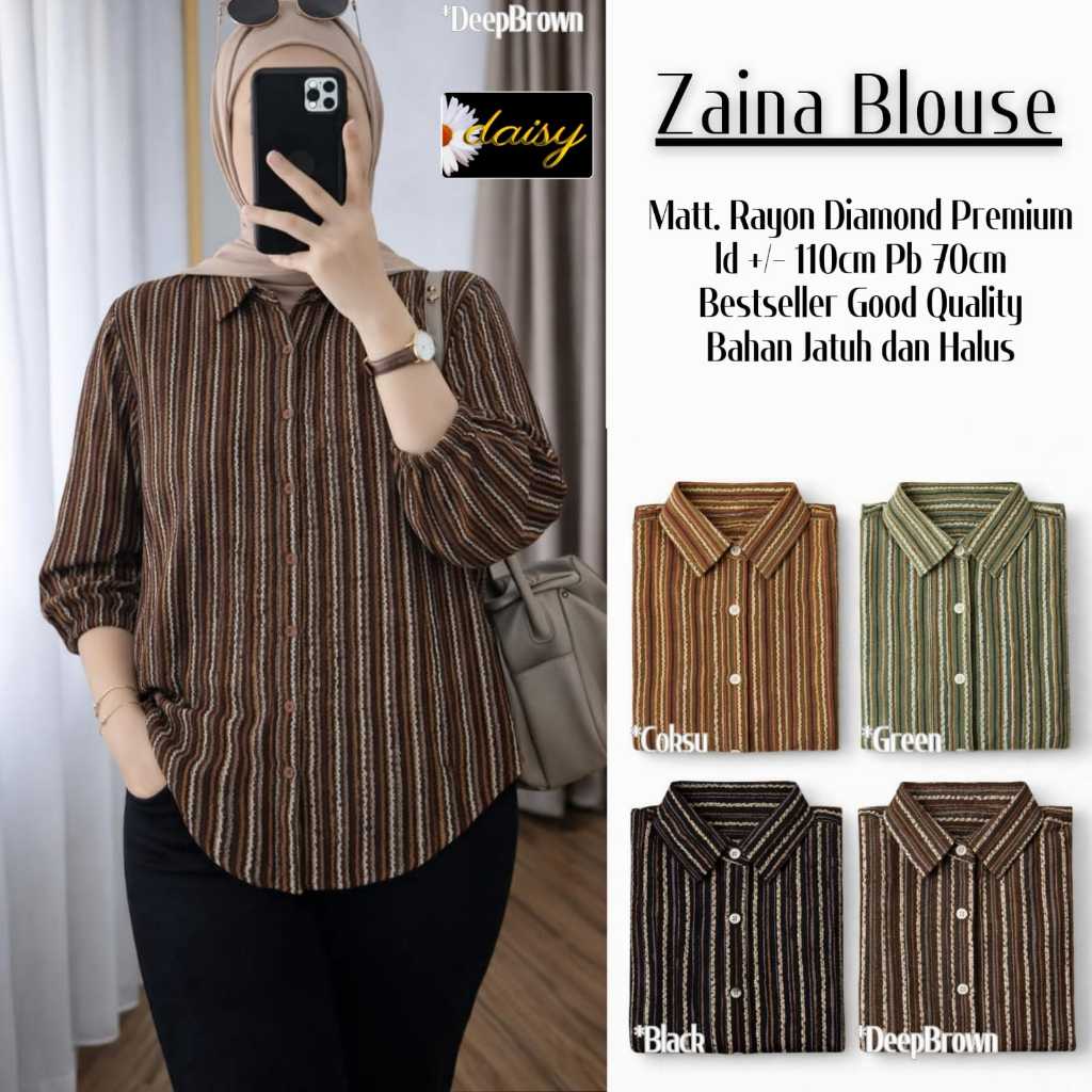 Kemeja Wanita Rayon Premium Adem, Nyaman, dan Stylish Ukuran Jumbo Blouse Wanita Tshirt Cewek Mewah 