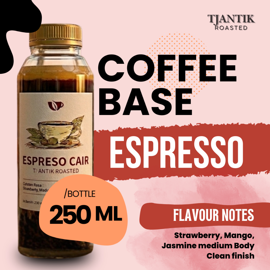 Espresso Base Coffee Liquid 250 ML Base Untuk Kopi Susu |  Kopi Cair