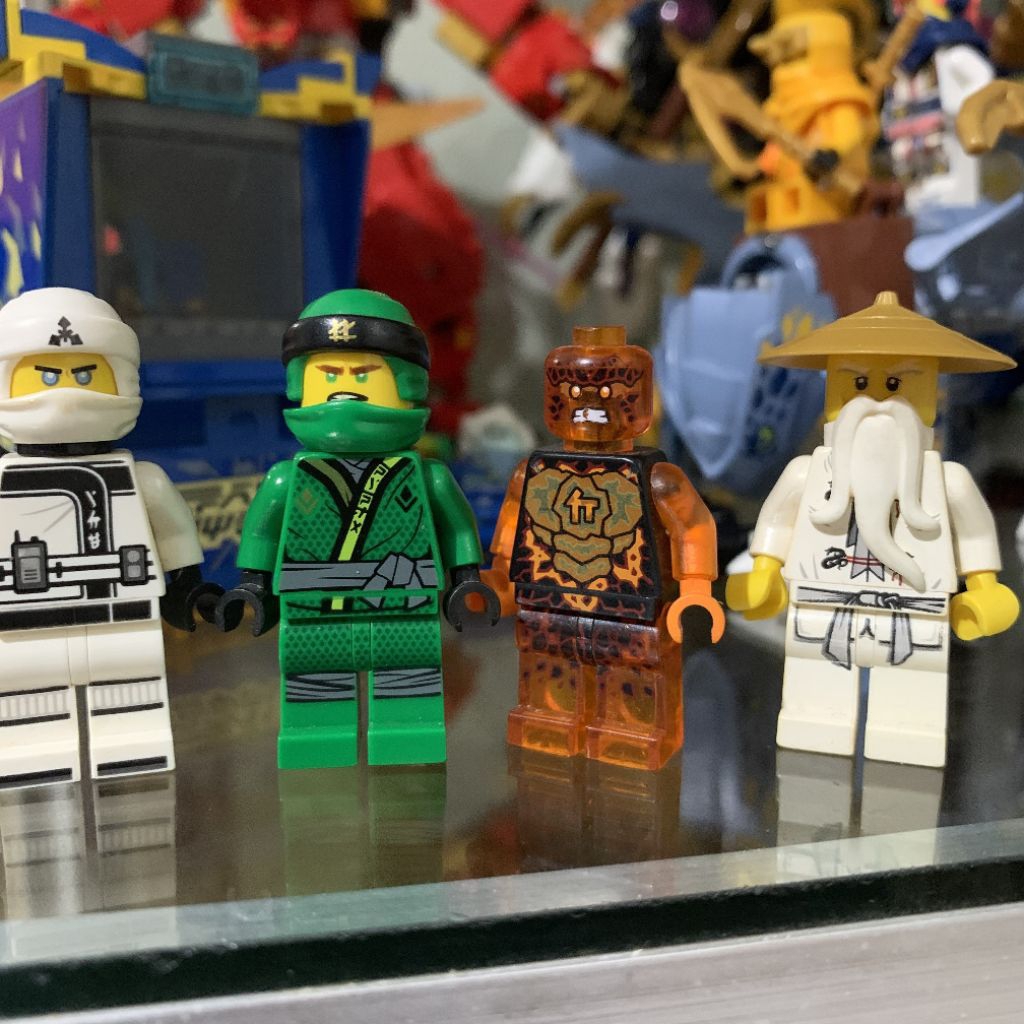 lego ninjago minifigure WU zx, llyod crystal, llyod SOG,Zane MOVIE