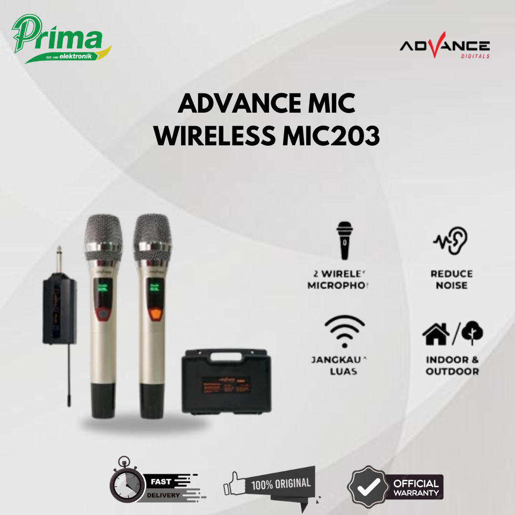 ADVANCE MIC203 MIC WIRELESS NEW