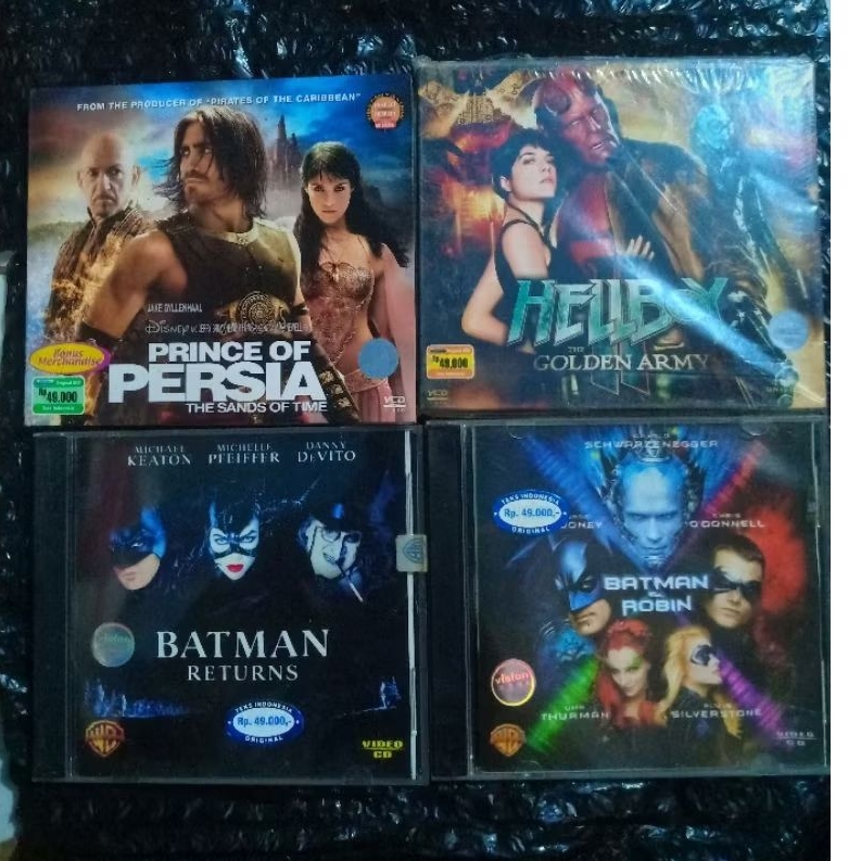 VCD Prince Of Persia, Hellboy  / Teks Indonesia (Bagus)