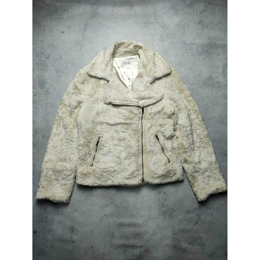 Laboratory Work Fur Faux Jacket Coat