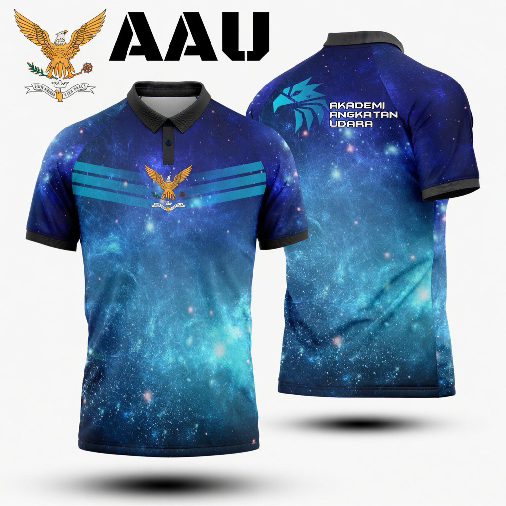 "Premium" Baju Olahraga AAU / Kaos Olahraga Taruna Akademi Angkatan Udara / Baju Olahraga Taruna AAU