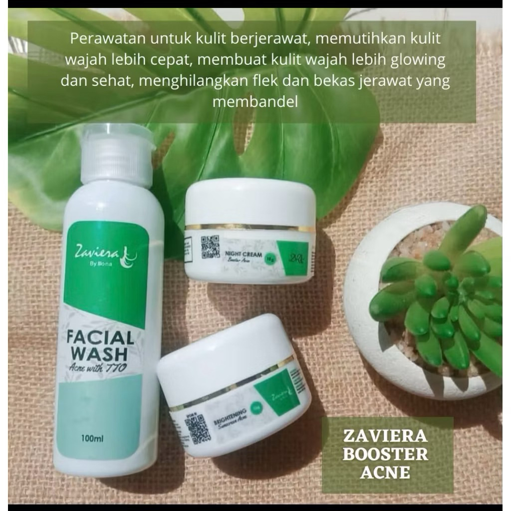 PAKET ACNE  BOOSTER / Zaviera Skincare