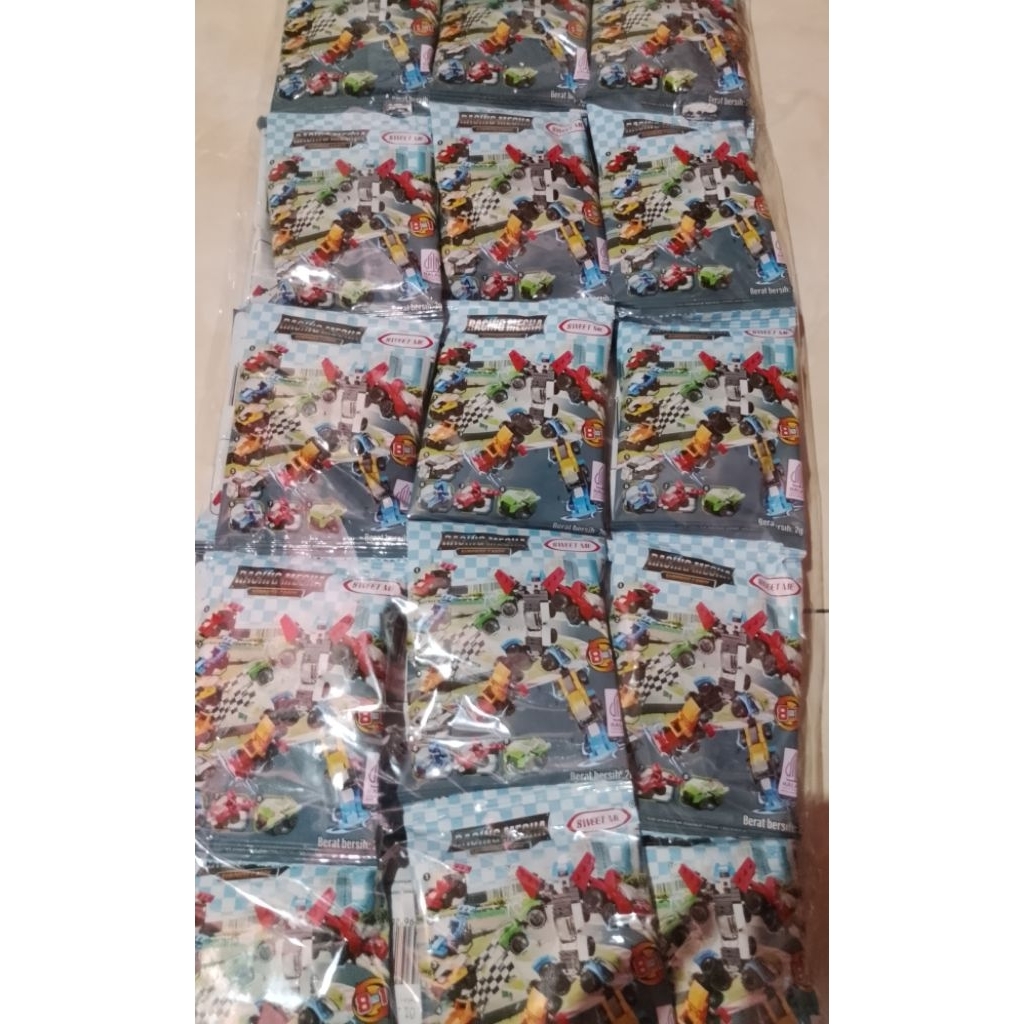 permen candy surprice/sweet me racing mecha surprise candy