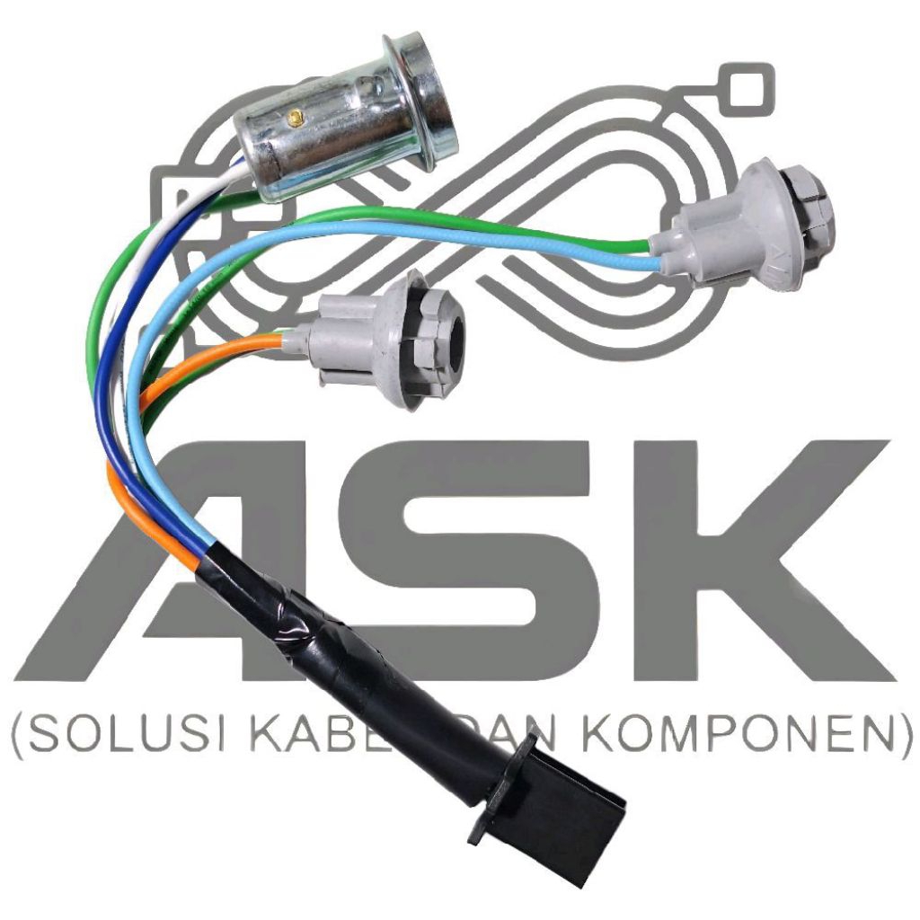 Socket Fitting Lampu Belakang Supra X Old