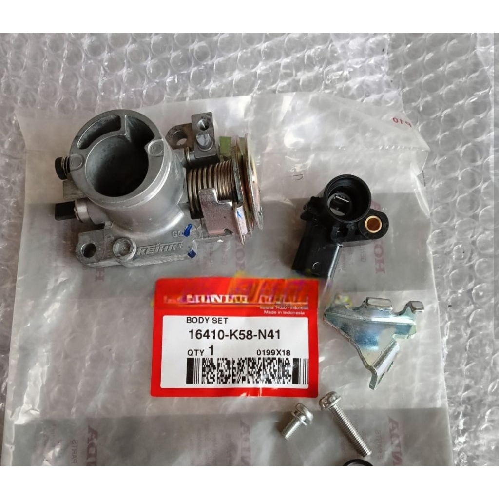 16410-K58-N41 HGP AHM 100% ORIGINAL THROTELBODY SET REVO F1 INJEKSI K03 16410K58N41