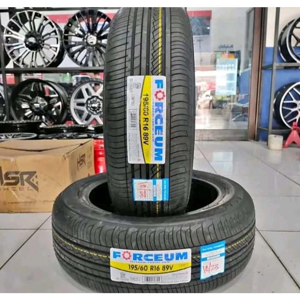 195 60 R16 FORCEUM ECOSA BAN MOBIL TUBLES RING 16 UKURAN 195/60 R16 MERK FORCEUM
