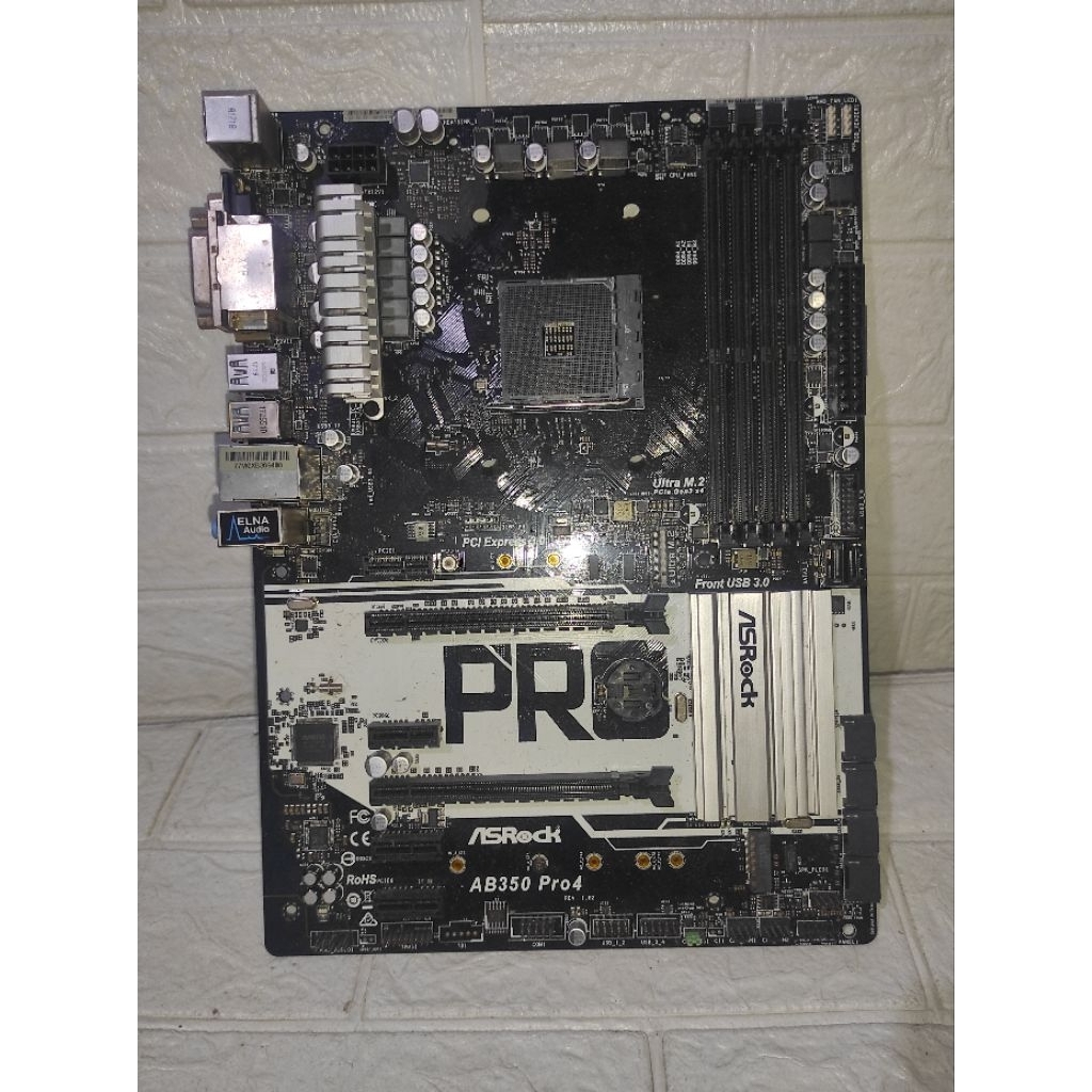 motherboard asrok Ab350/350 rusak non servis