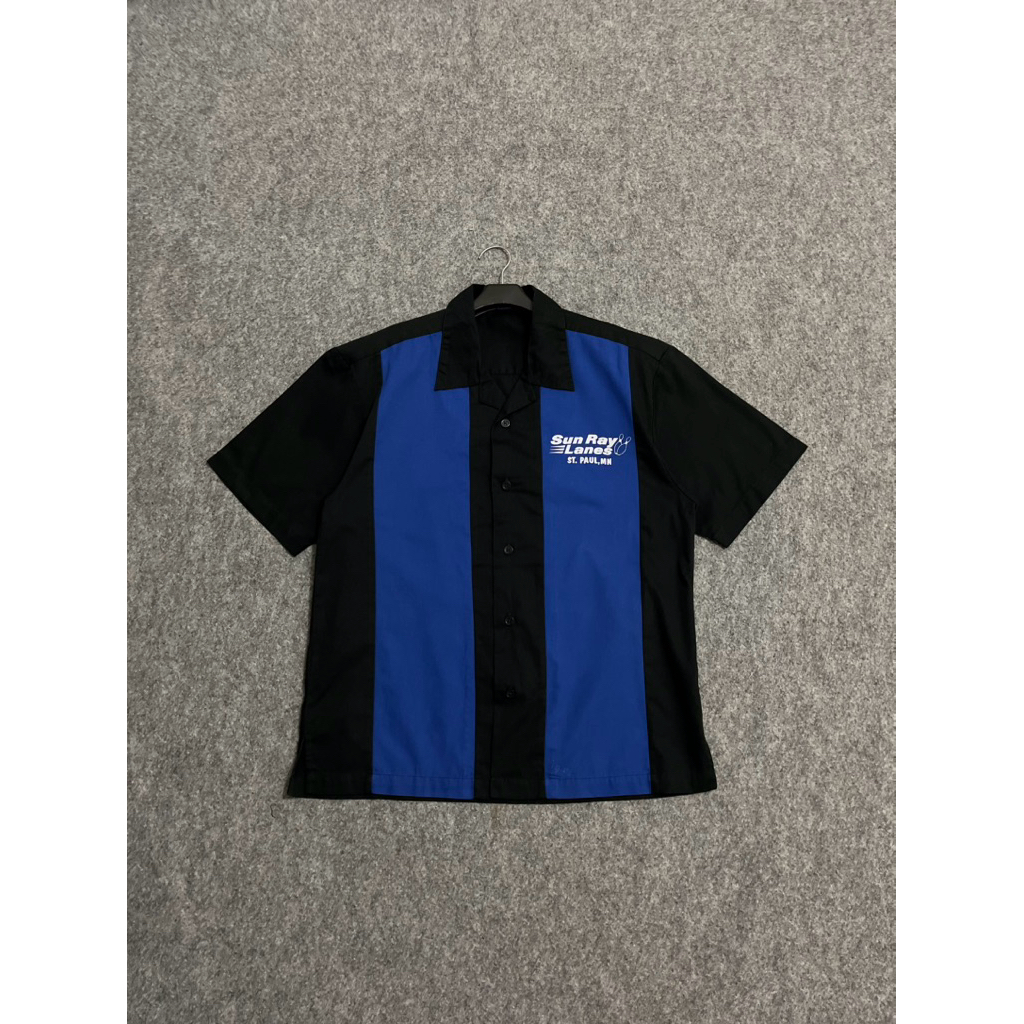 Vintage 90s 2tone Bowling Shirt