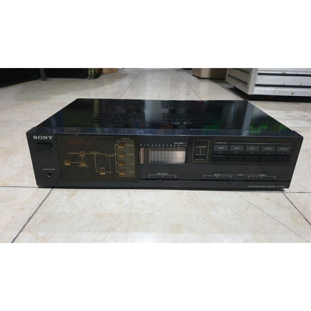 power amplifier vintage sony ta-ax310 made in japan stereo intergrated second bekas normal siap paka