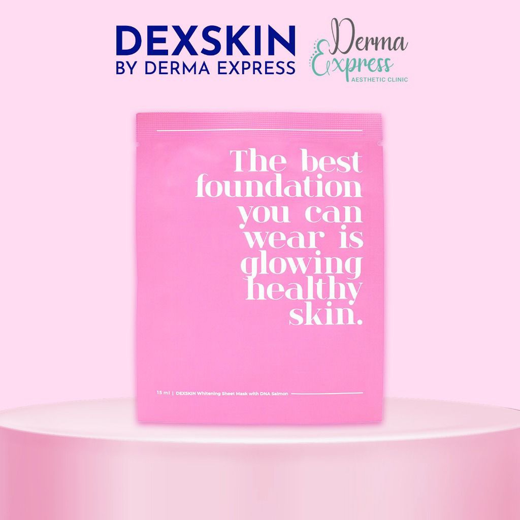 ORIGINAL Derma Express Masker Wajah Pencerah DNA Salmon Niacinamide