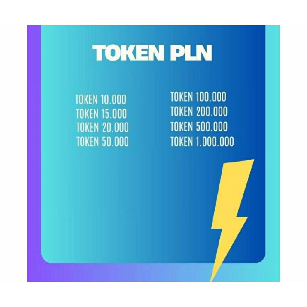 PROMO Jual Token Listrik 100rb 200rb 500rb MURAH