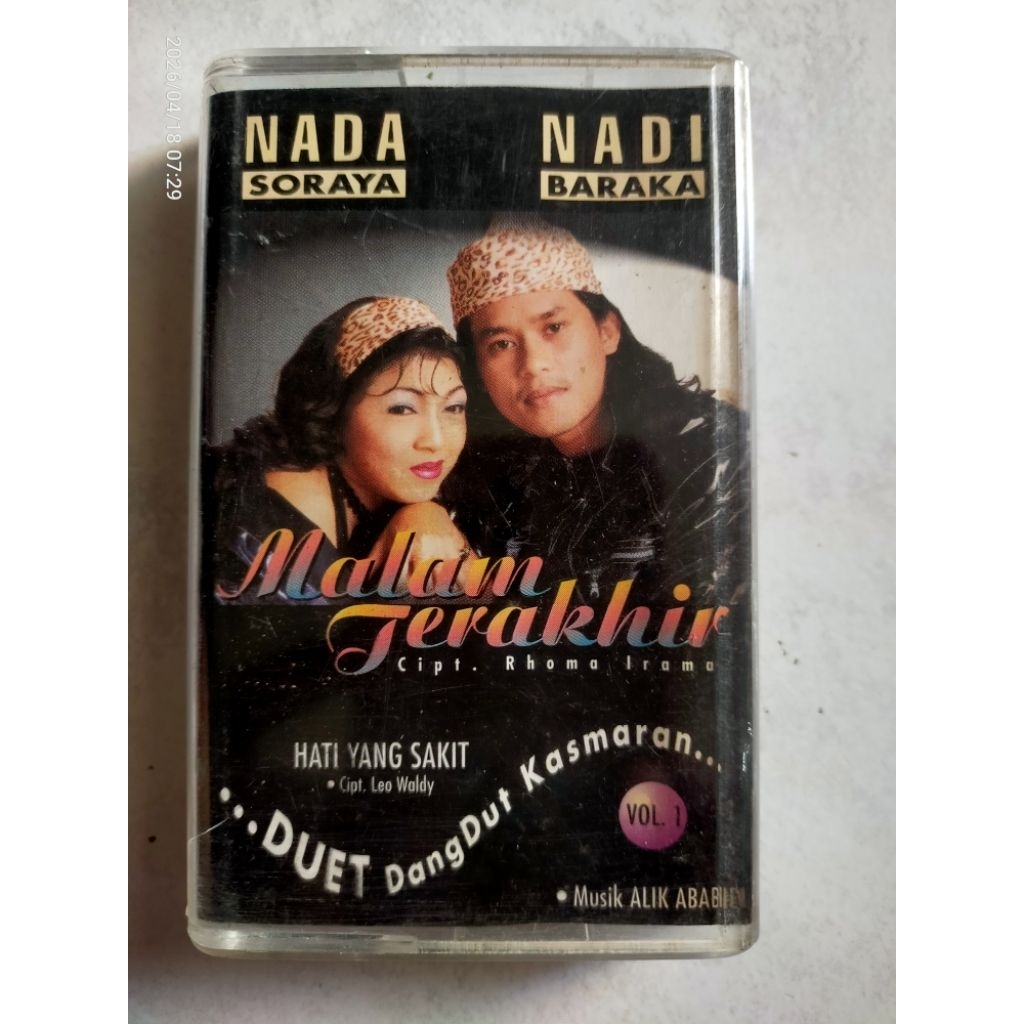kaset pita jadul NADA NADI "Malam Terakhir"