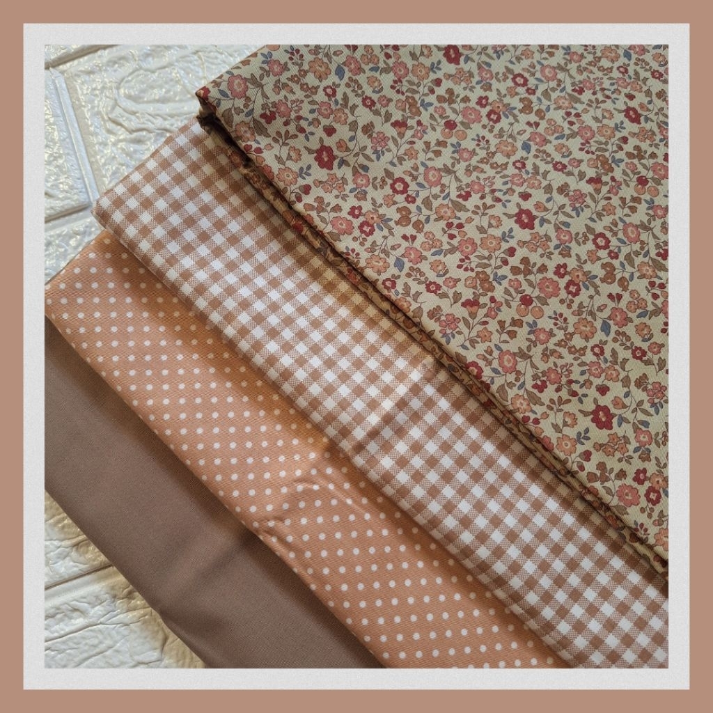 1 Set Kain Perca Katun Japan Design Tokai Senko original