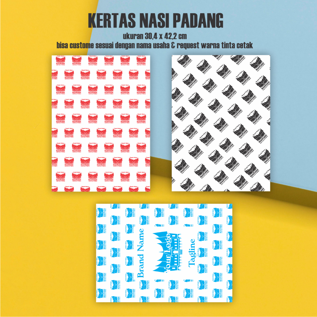 Bungkus kertas nasi padang