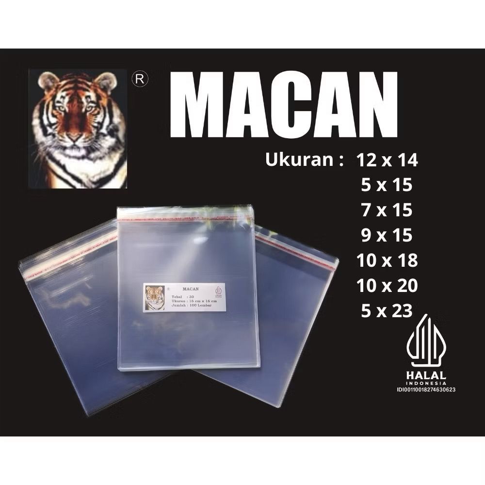Plastik OPP SEAL Tebal 30 Micron Merk MACAN