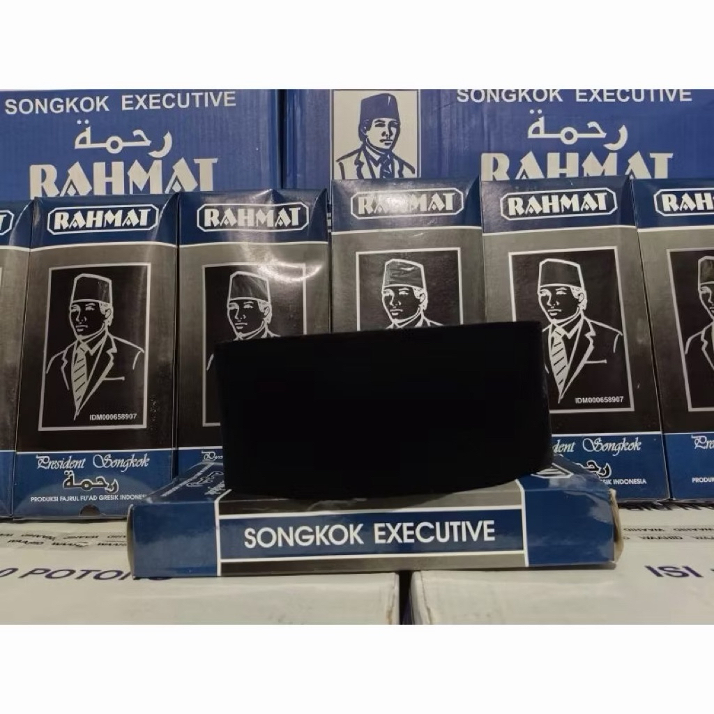 GROSIR Songkok/Peci Rahmat Ori Isi (10Pcs) Bludru Halus