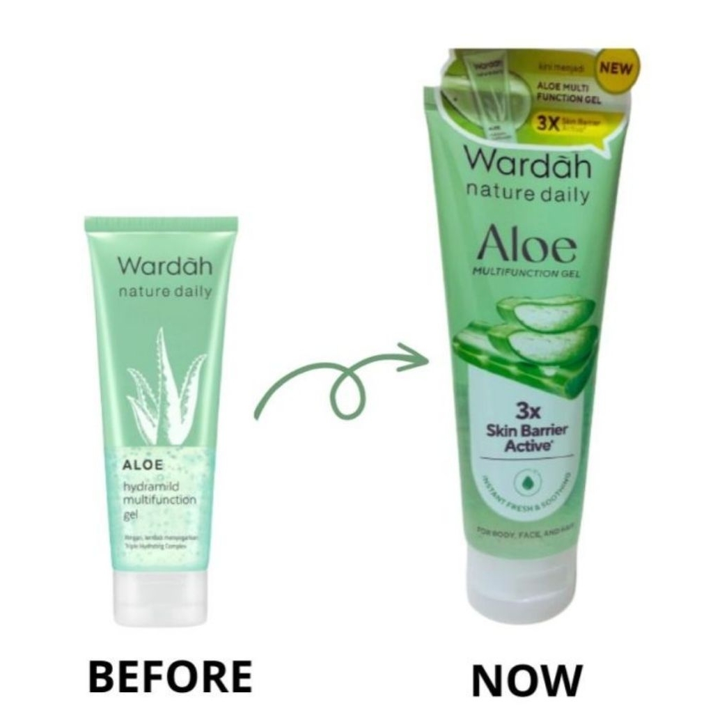 ALOE HYDRAMILD MULTIFUNCTION GEL WARDAH NATURE DAILY / ALOEVERA WARDAH