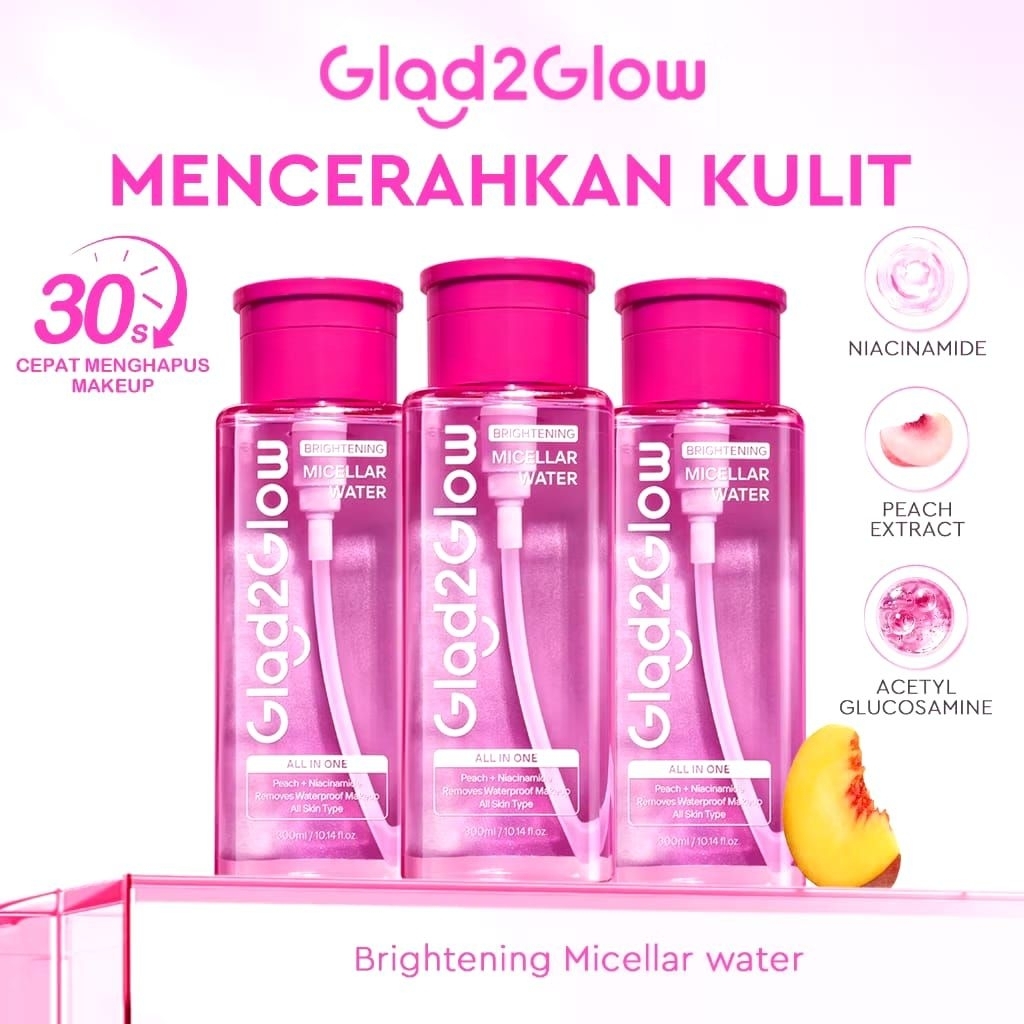 Glad2Glow (G2G) Brightening Micellar Water
