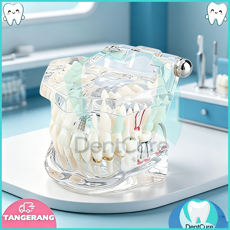 Duradent model gigi Dental Study Model Phantom Gigi bisa di lepas transparan/Model Gigi/Phantom Gigi