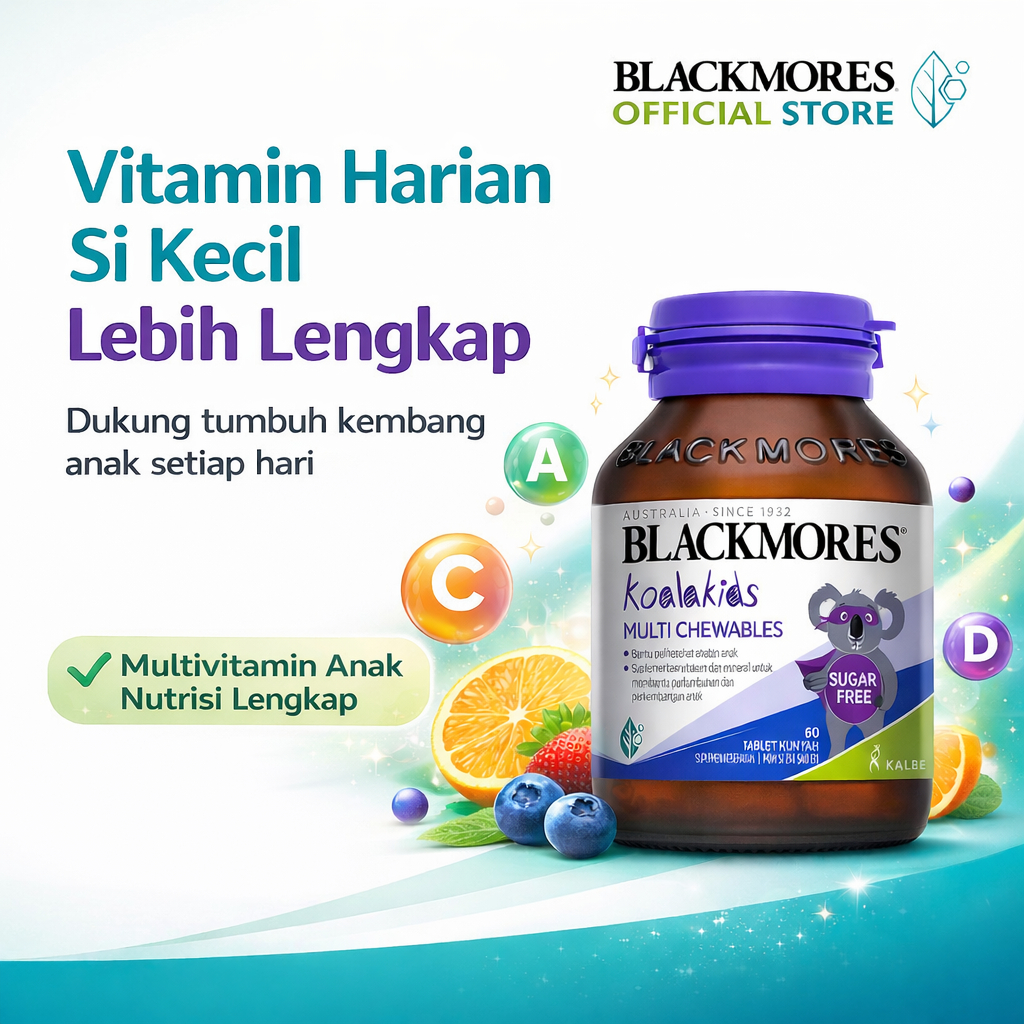 PRAVIA STORE | Blackmores Koala Chewable Multi Original Import | Multivitamin Anak Rasa Enak, Vitami