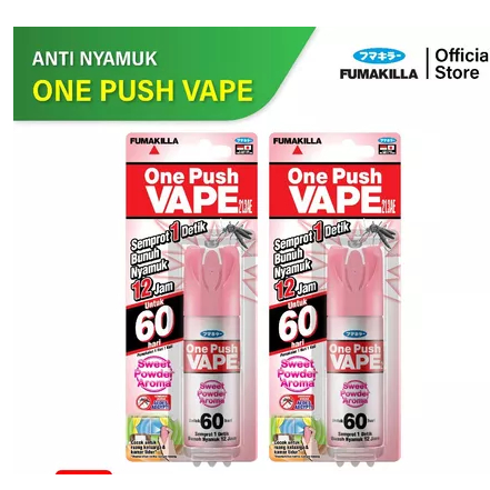 ONE PUSH VAPE | OBAT NYAMUK SEMPROT ONE PUSH VAPE | onepushvape