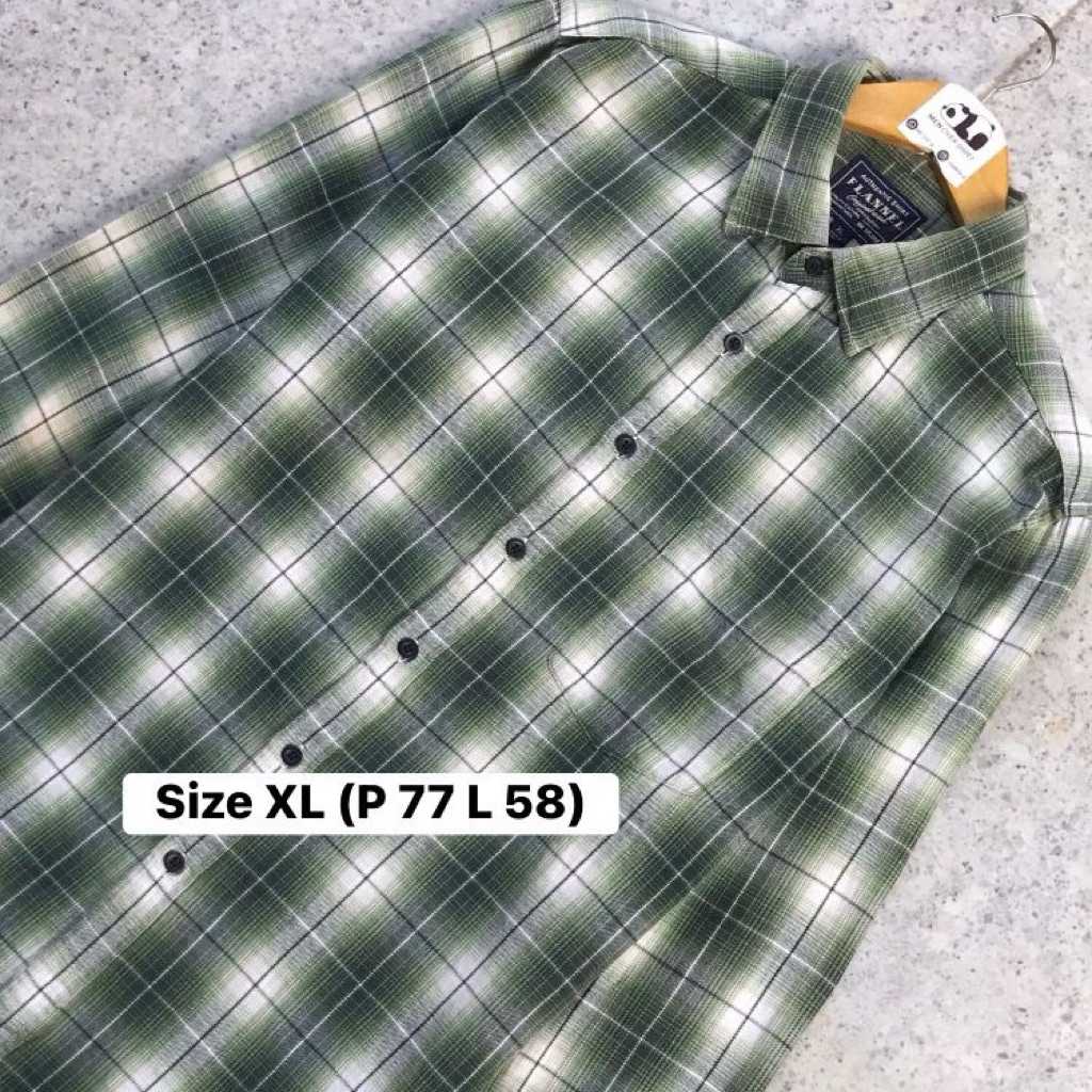 Kemeja Flannel Veterano Uniqlo