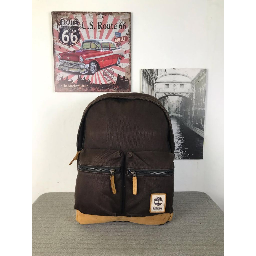 Ransel Canvas Leather Timberland