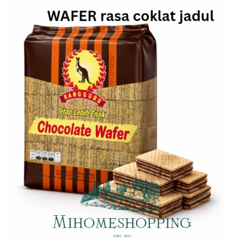 Kangguru WAFER coklat rasa jadul enak renyah