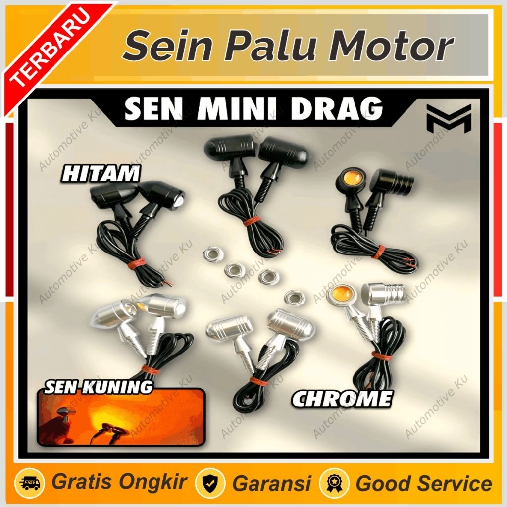 LAMPU SEIN LED MATA ELANG MOTOR MODEL PALU LANCIP DRAG MINI