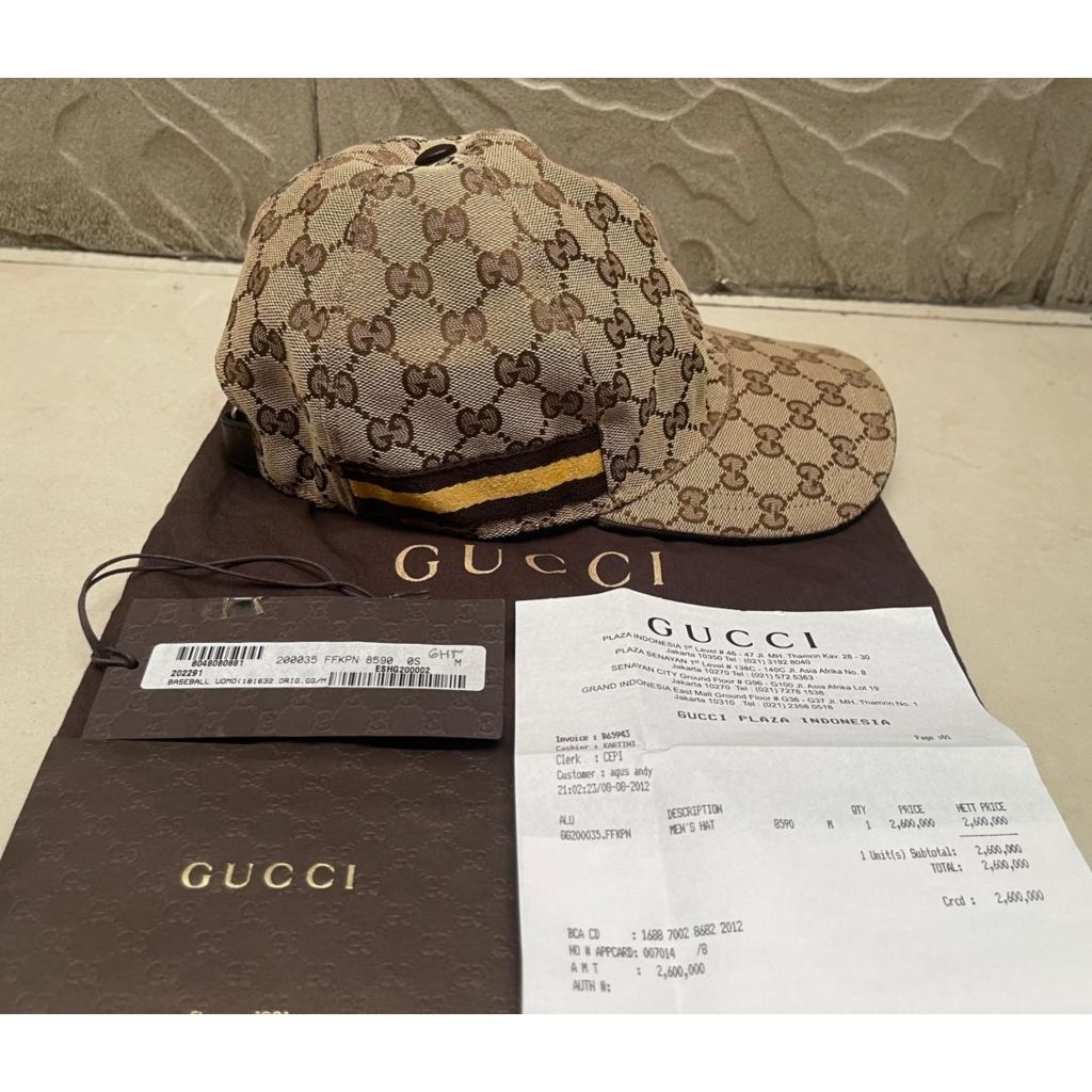 GUCCI Baseball Cap Original Authentic - Size M