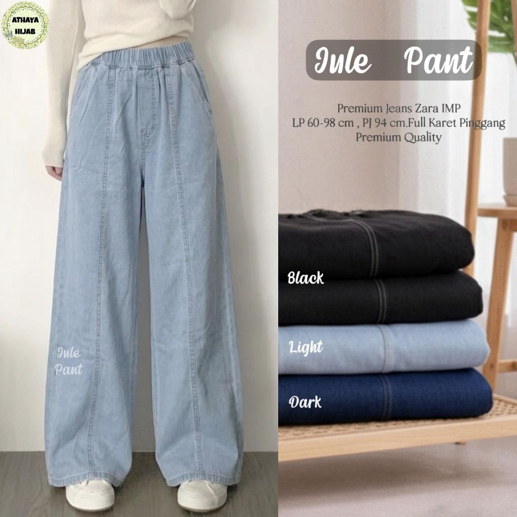 Jule Pant Celana Wanita Kulot Premium Jeans Zara