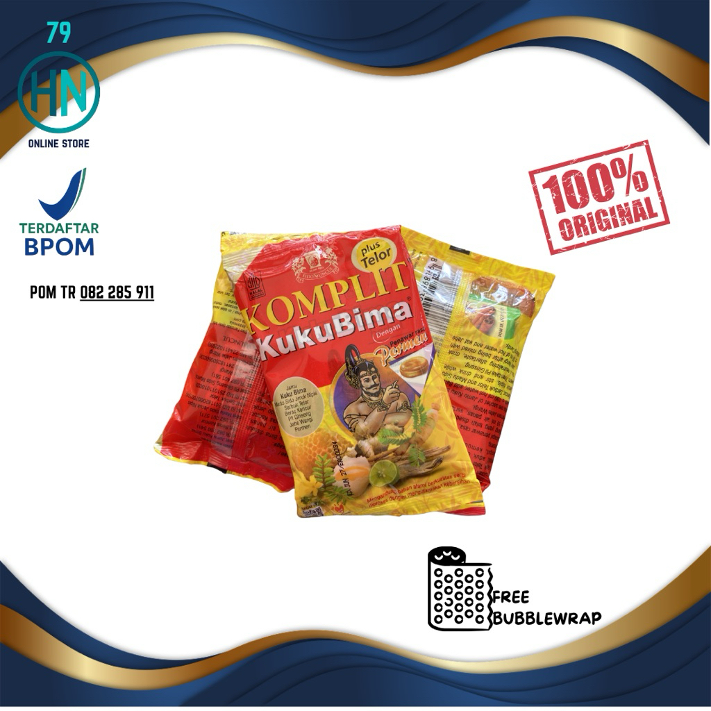 Jamu komplit kuku bima plus telor sidomuncul