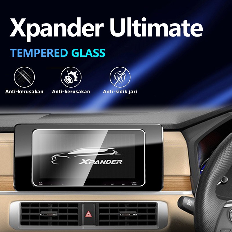 Xpander Ultimate Aksesoris Modifikasi Mobil Kaca Tempered Pelindung Layar Head Unit HD Anti Sidik Ja
