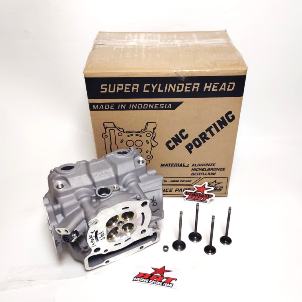CYLINDER KOP HEAD PORTING CNC 22 19 24 21 BRT SONIC 150 NEW CBR 150 NEW CB 150R SUPRA GTR 150