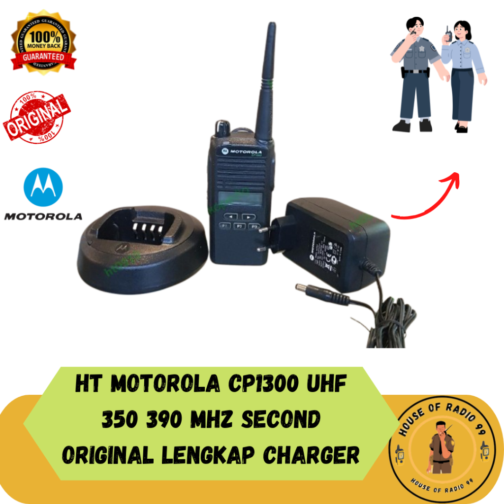HT Motorola CP1300 UHF 350 390 Second Original