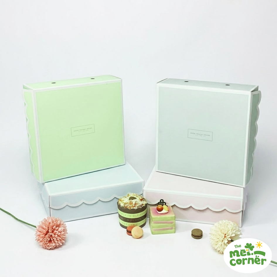 Box Nasi Kotak PRECIOUS ukuran 22 x 22 | Cake Box | Kotak Kue Kering | Dus Nasi Pastel | Dos Nasi Ca