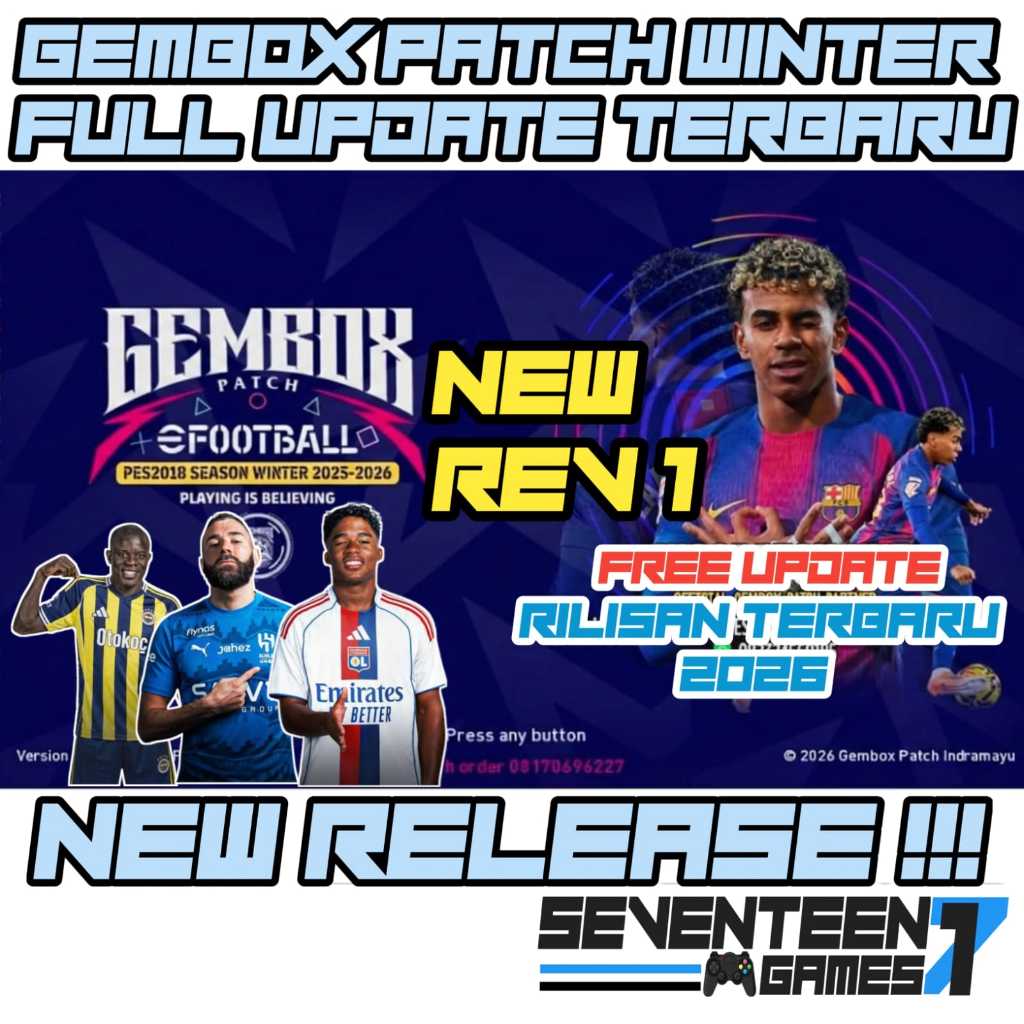 PES 2026 PS3 Gembox Patch terbaru