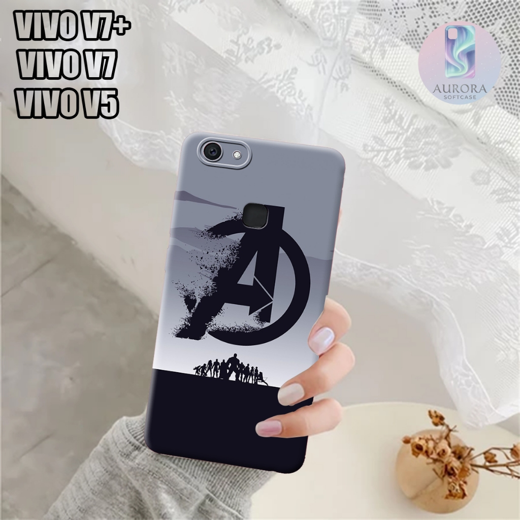Softcase Vivo V7 Plus Vivo V7 Vivo v5 Plus - Kesing - Motif Kekinian - K015 - Silikon TPU - Case Ker
