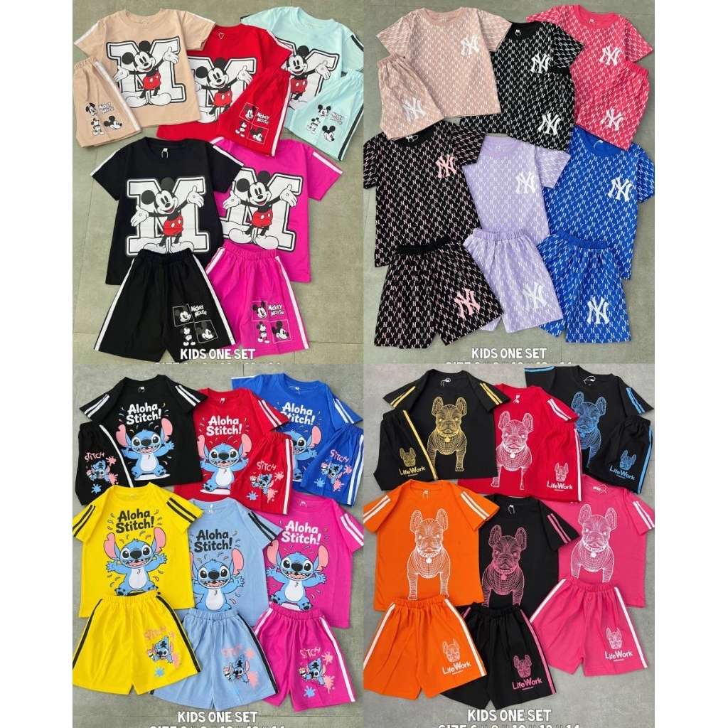 MIKIEE_MINIEE baju setelan anak cewek cowok / oneset kids premium