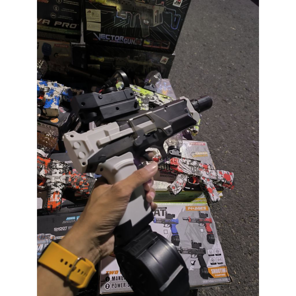 mainan wgb gel blaster ice rat blowback