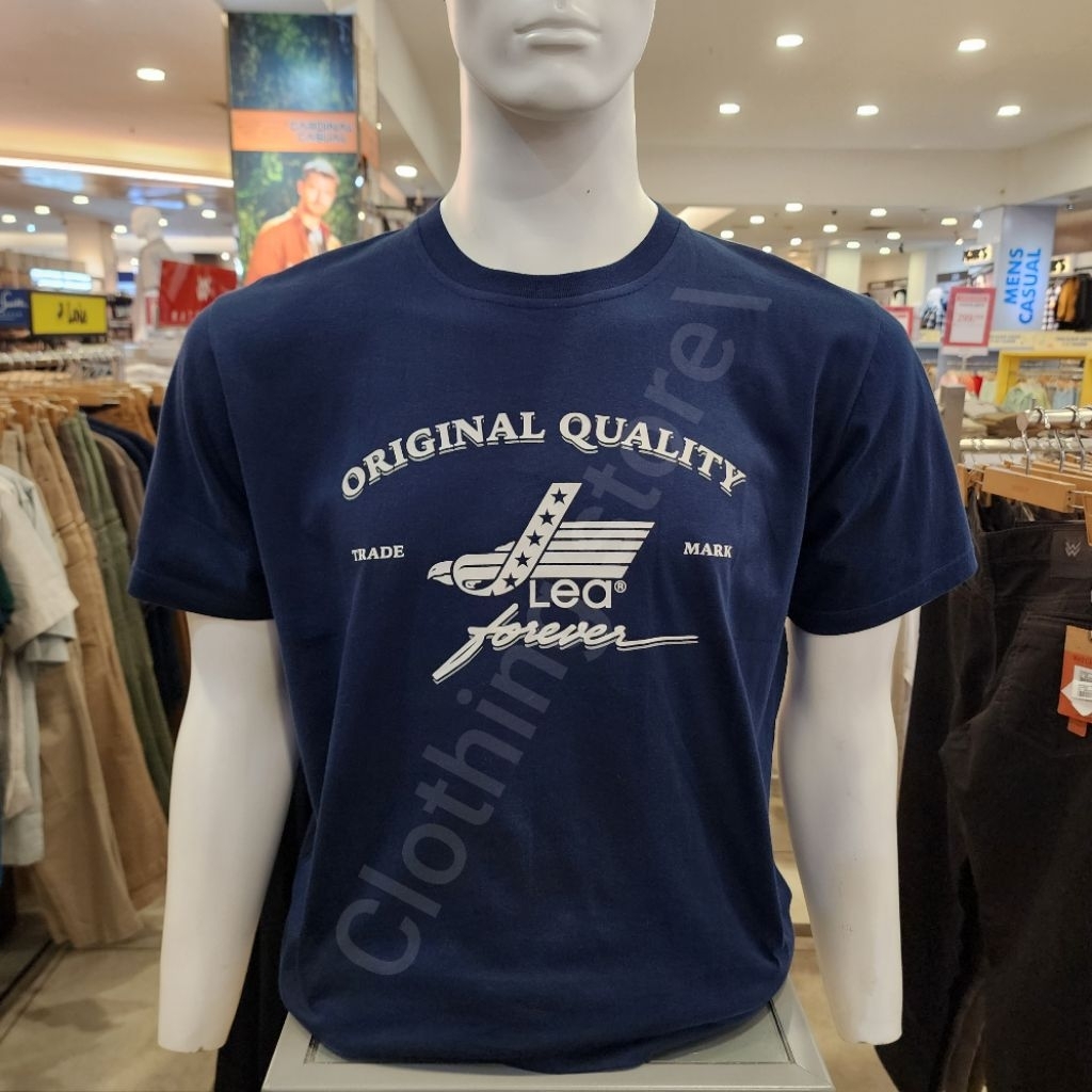 LEA ORIGINAL kaos pria lengan pendek navy 231.02.HO.61