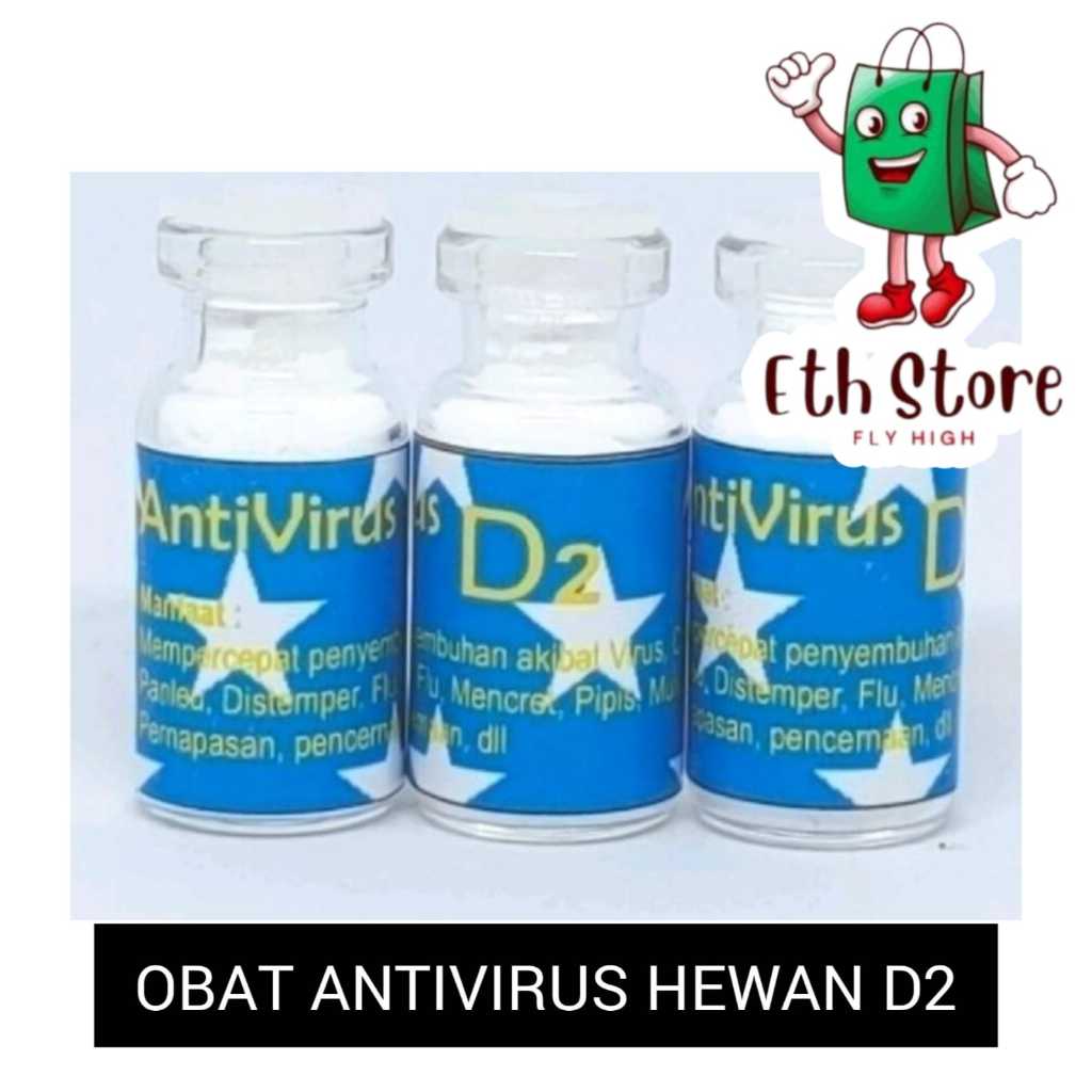 Vitamin Kucing Obat AntiVirus D2 Mengobati Virus Calici Panleukopenia Distemper