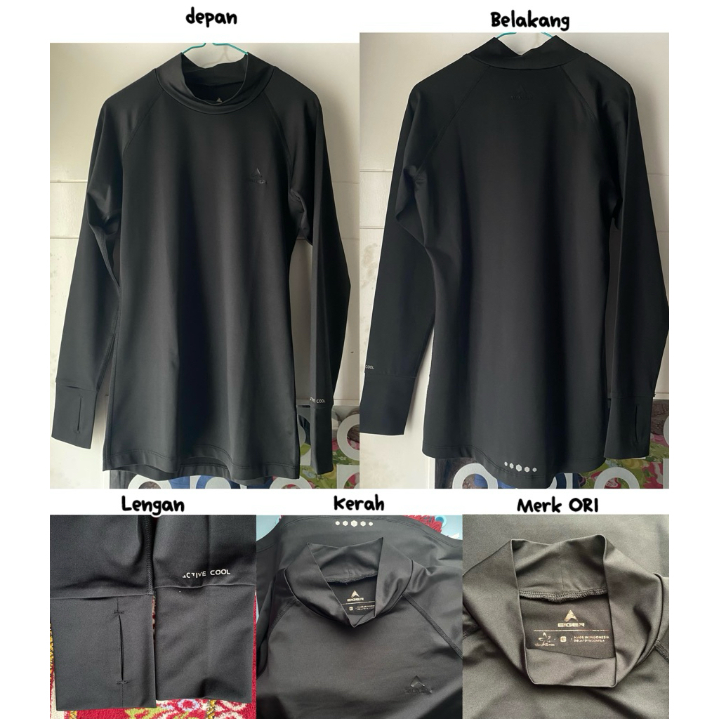 PL AGLEIA BASELAYER Black L- EI GER Women Series ORI