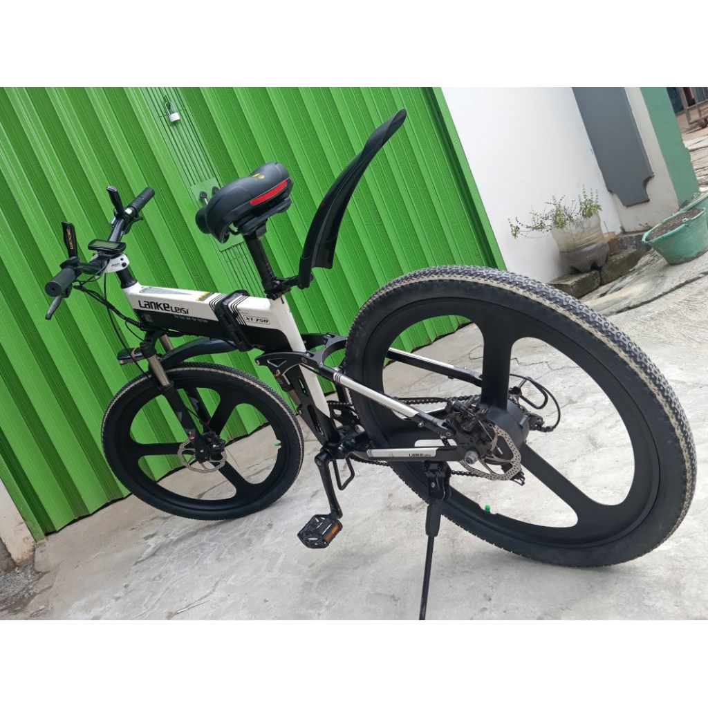 Sepeda listrik MTB Elektrik Lankeleisi XT750 400watt Lithium Lectro