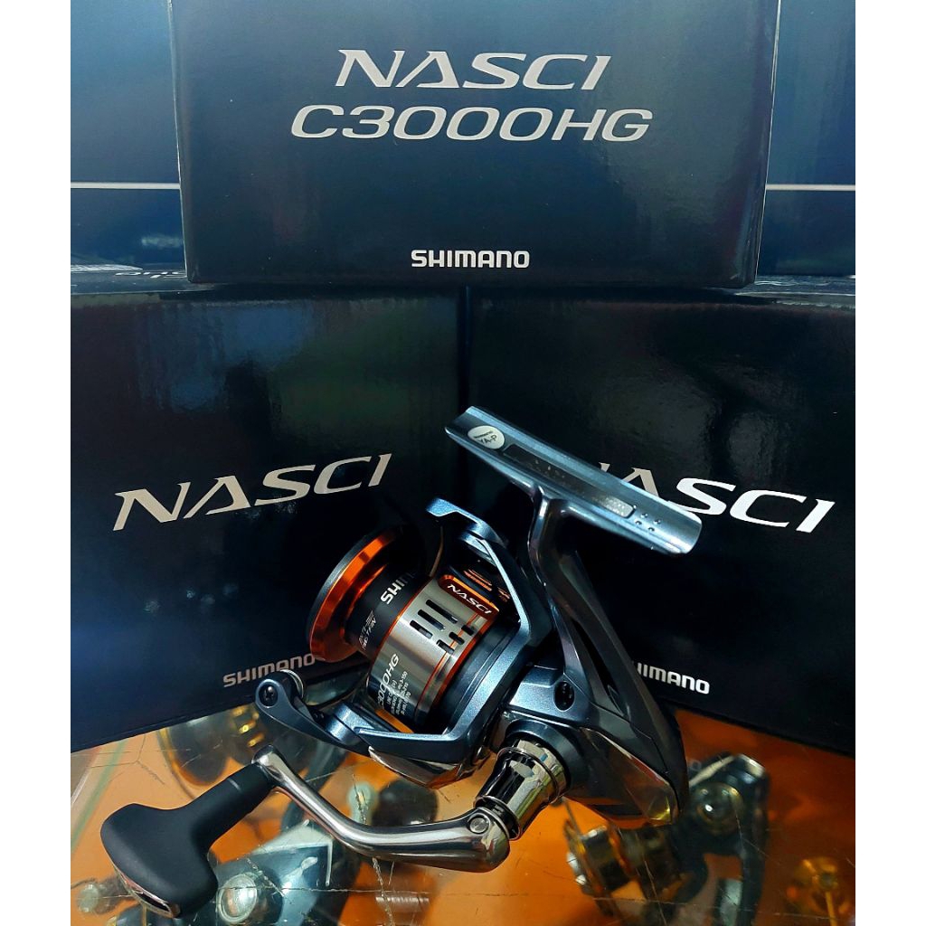 Reel Shimano Nasci C3000HG Spinning Power Handle.