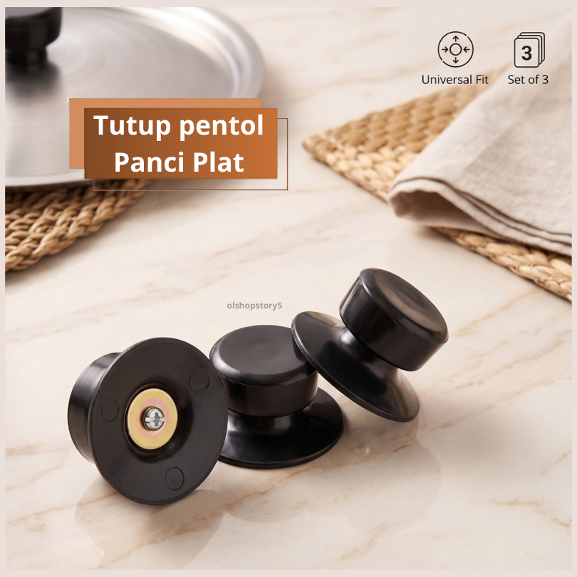Pentol Panci Pegangan Pentol Panci Plastik Plat / Knop Panci Plastik