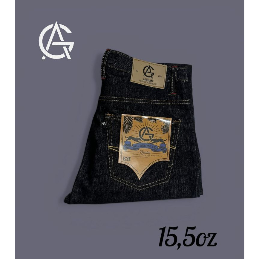 CELANA DENIM SELVEDGE ACCENT | CELANA RAW DENIM 15,5 OZ | SANFORIZED | CELANA DENIM PRIA PANJANG | C